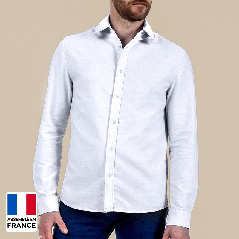 Chemise Oxford Unie Homme