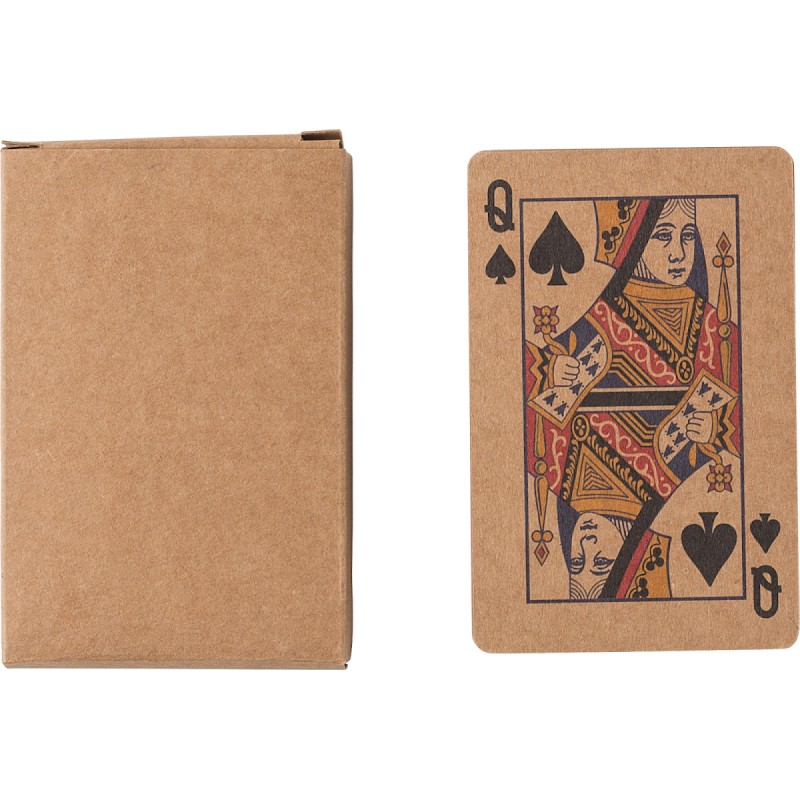 Set de 2 jeux de cartes en carton recyclé Arwen