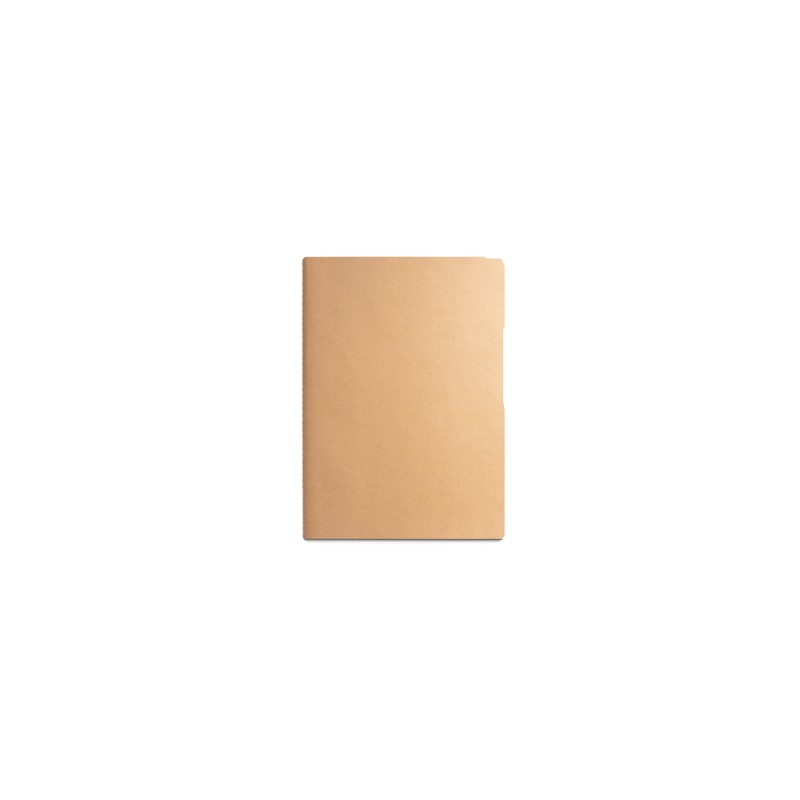 ALCOTT A6. Bloc-notes A6 avec couverture en carton. Feuilles lisses