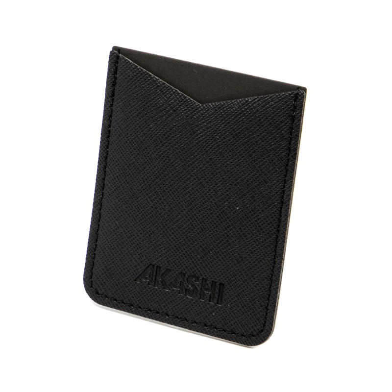 PORTE-CARTE POUR SMARTPHONE AVEC ADHESIF 3M EN SIMILI-CUIR - MADE IN EUROPE