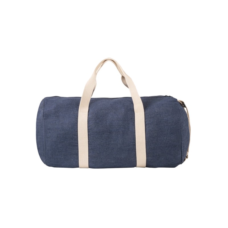 DENIM BAG. Sac de sport en coton denim recyclé