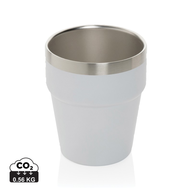 Tasse à café 300ml à double paroi en acier RCS Clark