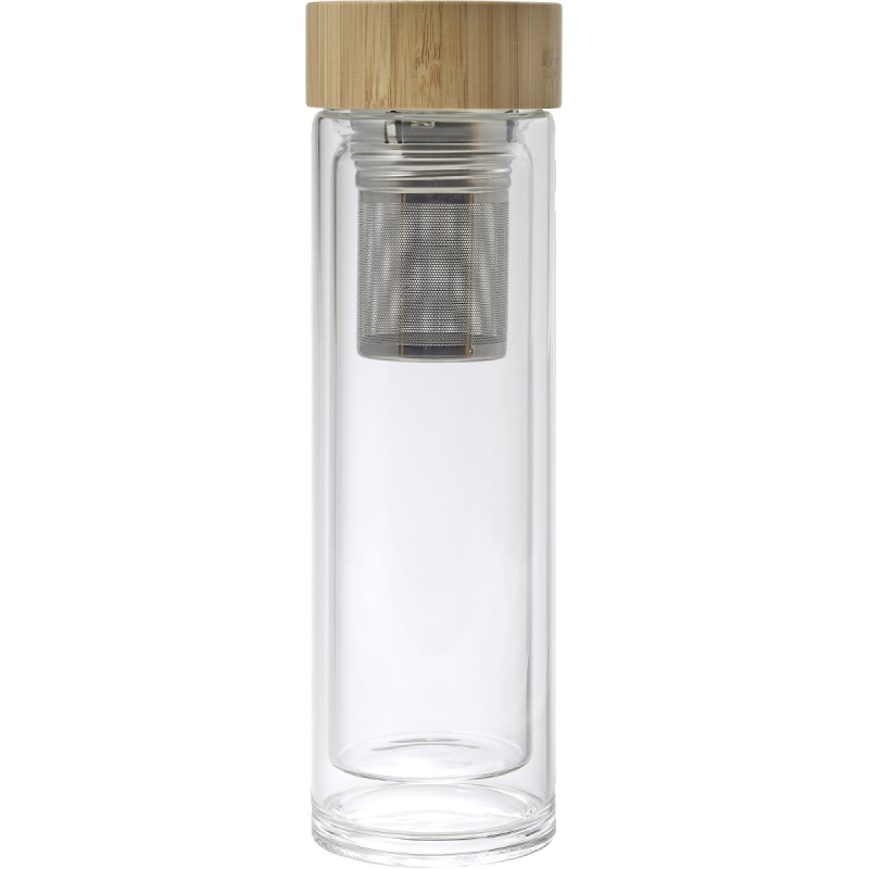 Bouteille isotherme de 420 ml en verre Vicente